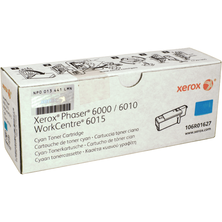 Original Xerox 106R01627 Toner cyan, Kapazität bis zu 1 000 Seiten