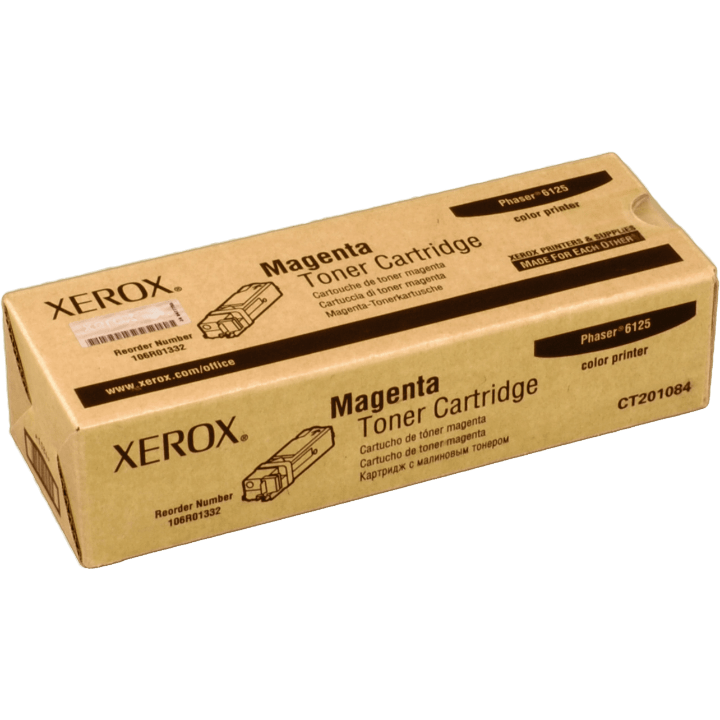 Original Xerox 106R01332 / 106R01336 Toner magenta, Kapazität bis zu 1 000 Seiten