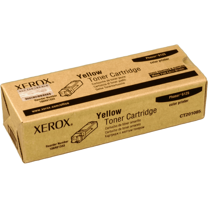 Original Xerox 106R01333 Toner gelb, Kapazität bis zu 1 000 Seiten, ca. 5,6 Cent/Seite