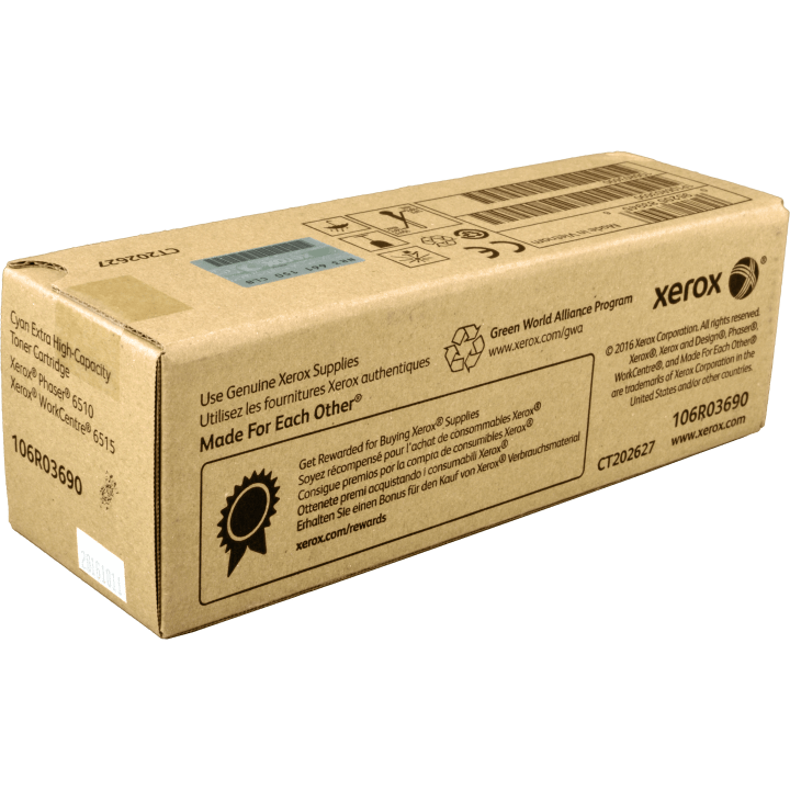 Original Xerox 106R03690 Toner cyan, Kapazität bis zu 4 300 Seiten