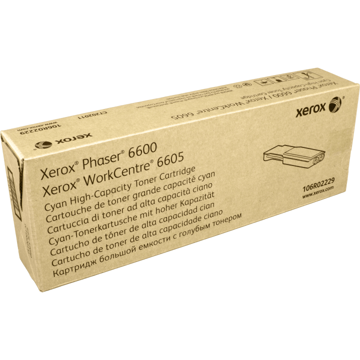 Original Xerox 106R02229 Toner cyan, Kapazität bis zu 6 000 Seiten