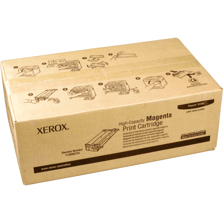 Original Xerox 113R00724 Toner magenta, Kapazität bis zu 6 000 Seiten