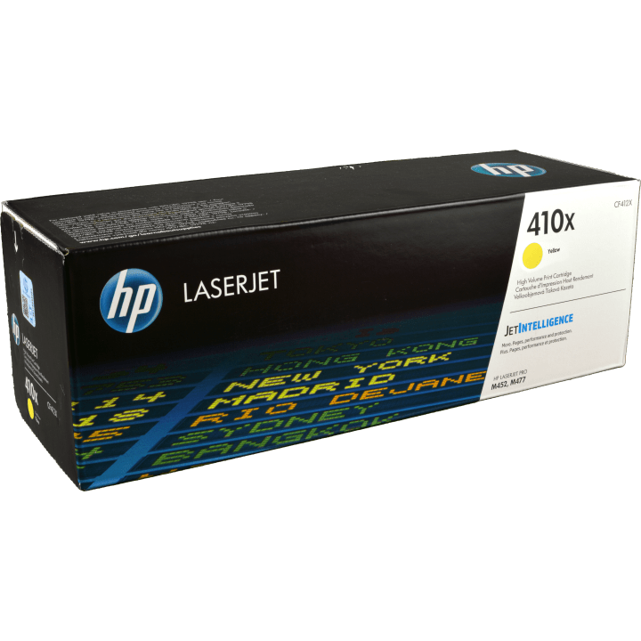 HP 410X Original LaserJet-Tonerkartusche mit hoher Reichweite – Gelb CF412X