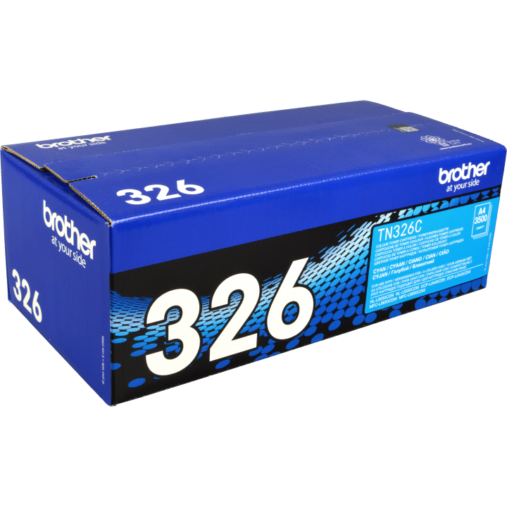 Brother TN-326C / Cyan / Original BROTHER Laserdrucker Toner TN 326C