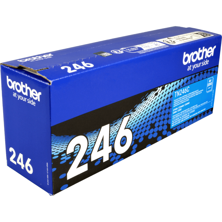 Brother Original TONTN246C Cyan TN241/242/245/246C für Brother / TN246C / 2.200 Seiten  neu