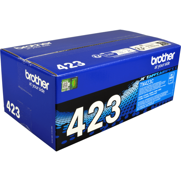 TN423C / cyan / original BROTHER Toner cyan / TN423C / 4000 S. neu cyan