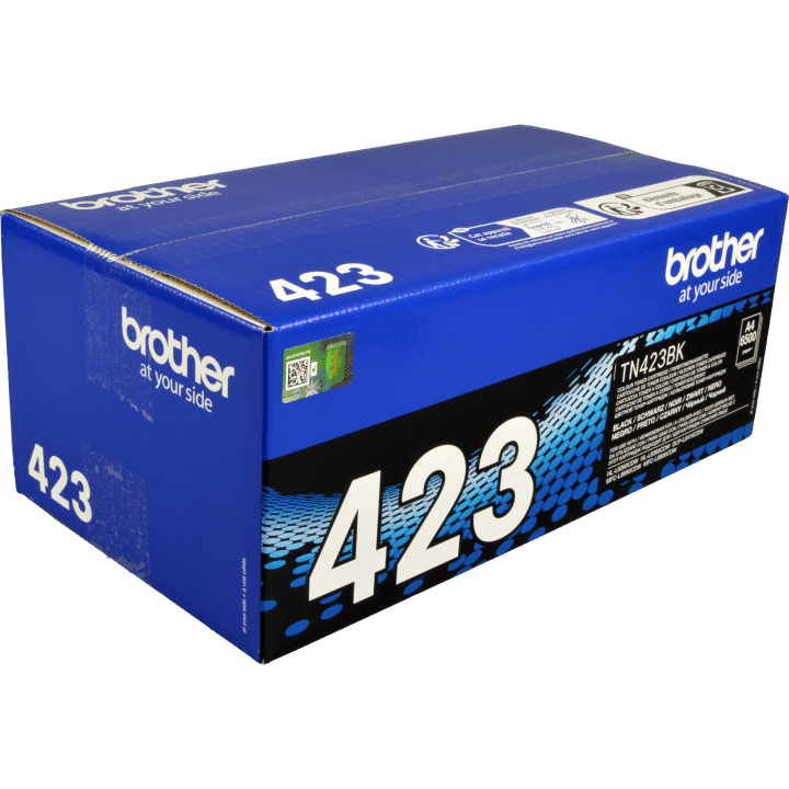 TN423BK / schwarz / original BROTHER Toner schwarz / TN423BK / 6500 S. neu schwarz