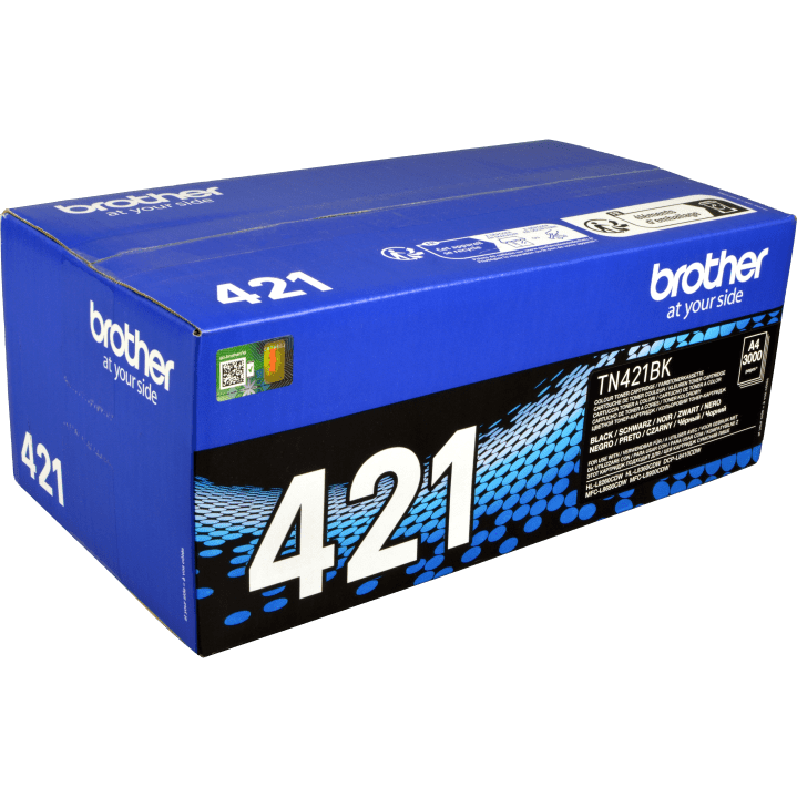 TN421BK / schwarz / original BROTHER Toner schwarz / TN421BK / 3000 S. neu schwarz
