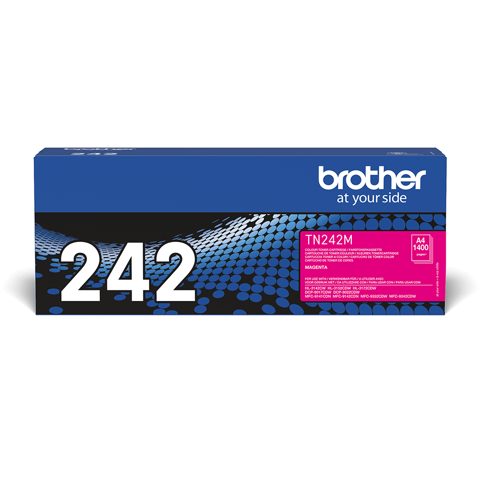 Brother TN242M / Magenta / Original Toner / TN-242M / 1400 S. Tonerkartusche TN 242