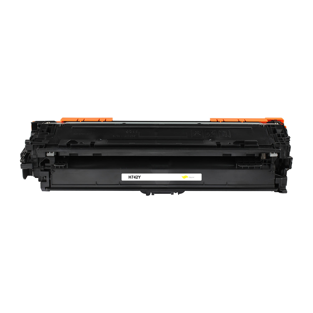 HP Kompatible Toner für CE742A(307A) Gelb | Ersatztoner, Alternativtoner CE742A(307A)#